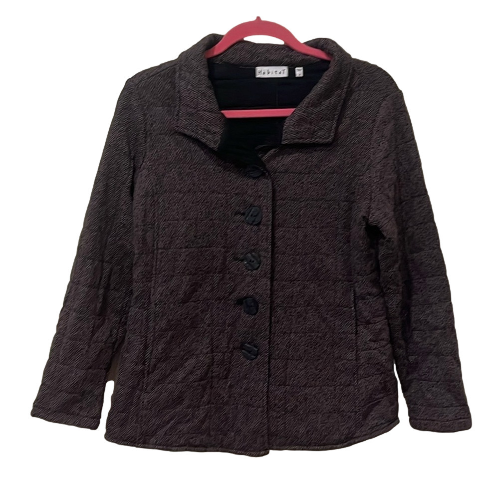 Habitat brown quilted jacket, small 🔵